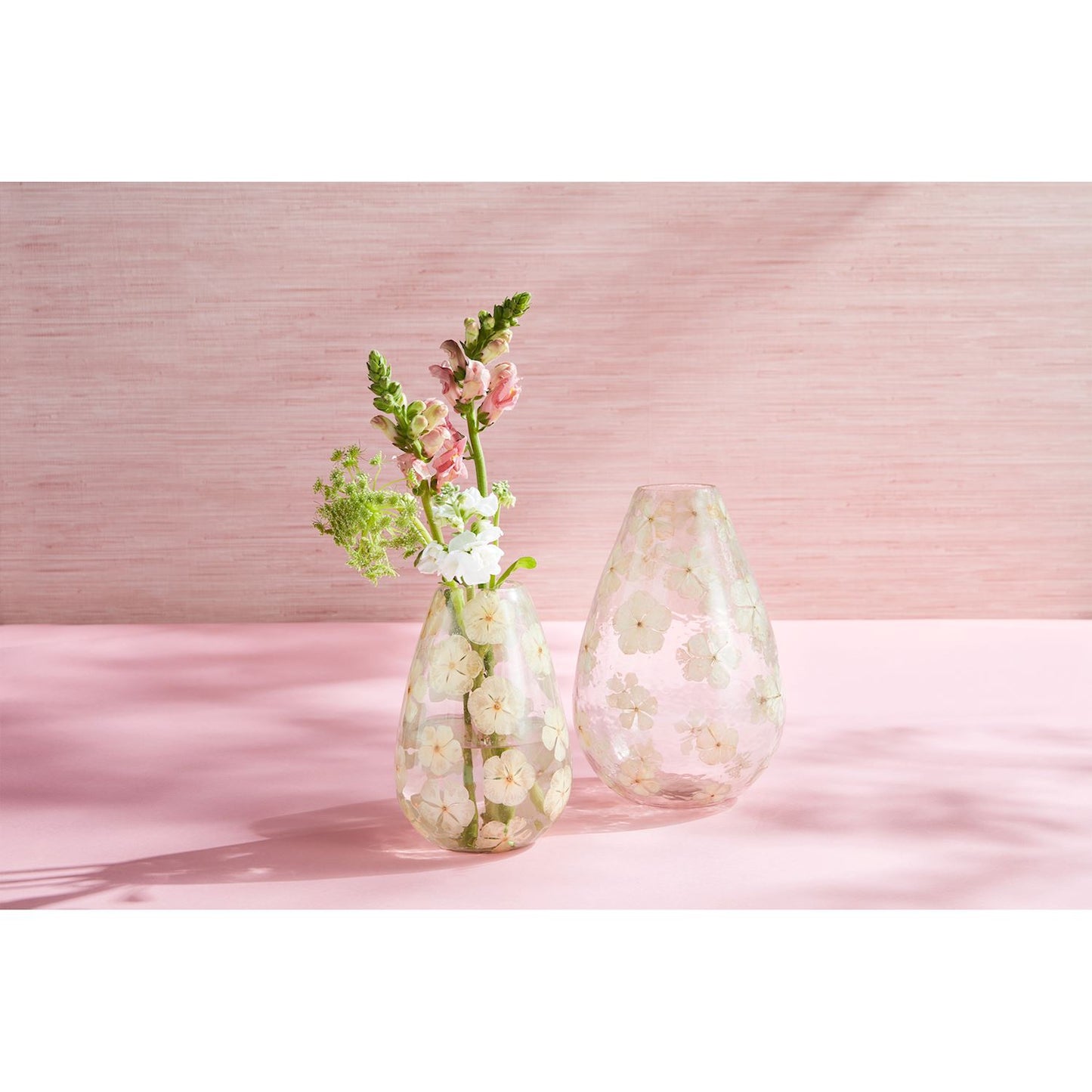 Large Pressed Flower Vase