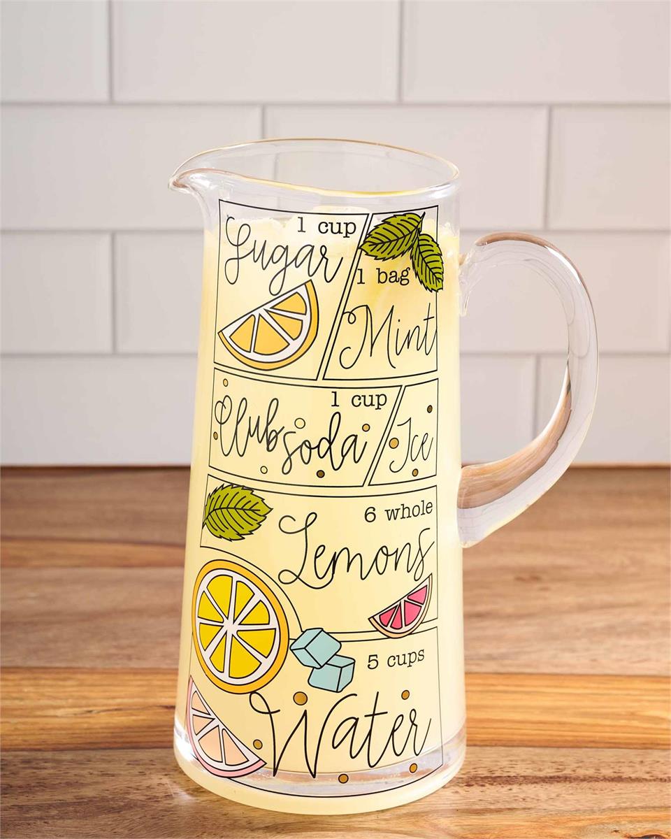 Lemonade Glass Pitcher